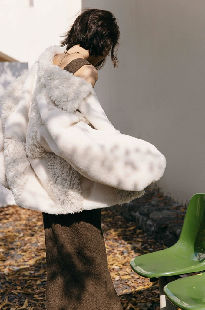 Eco Shearling Faux Fur Jacket / エコシアリングフェイクファージャケット