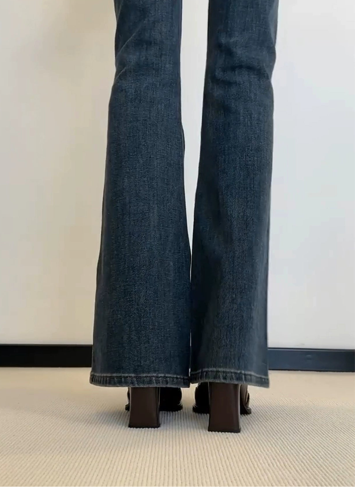 Square Toe Block Heel Boots / スクエアトゥ ブロックヒールブーツ