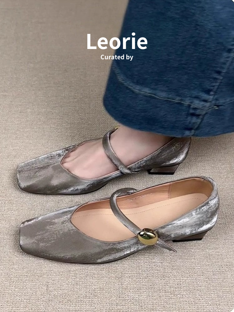 Champagne Mary Jane Pumps / シャンパン メリージェーンパンプス