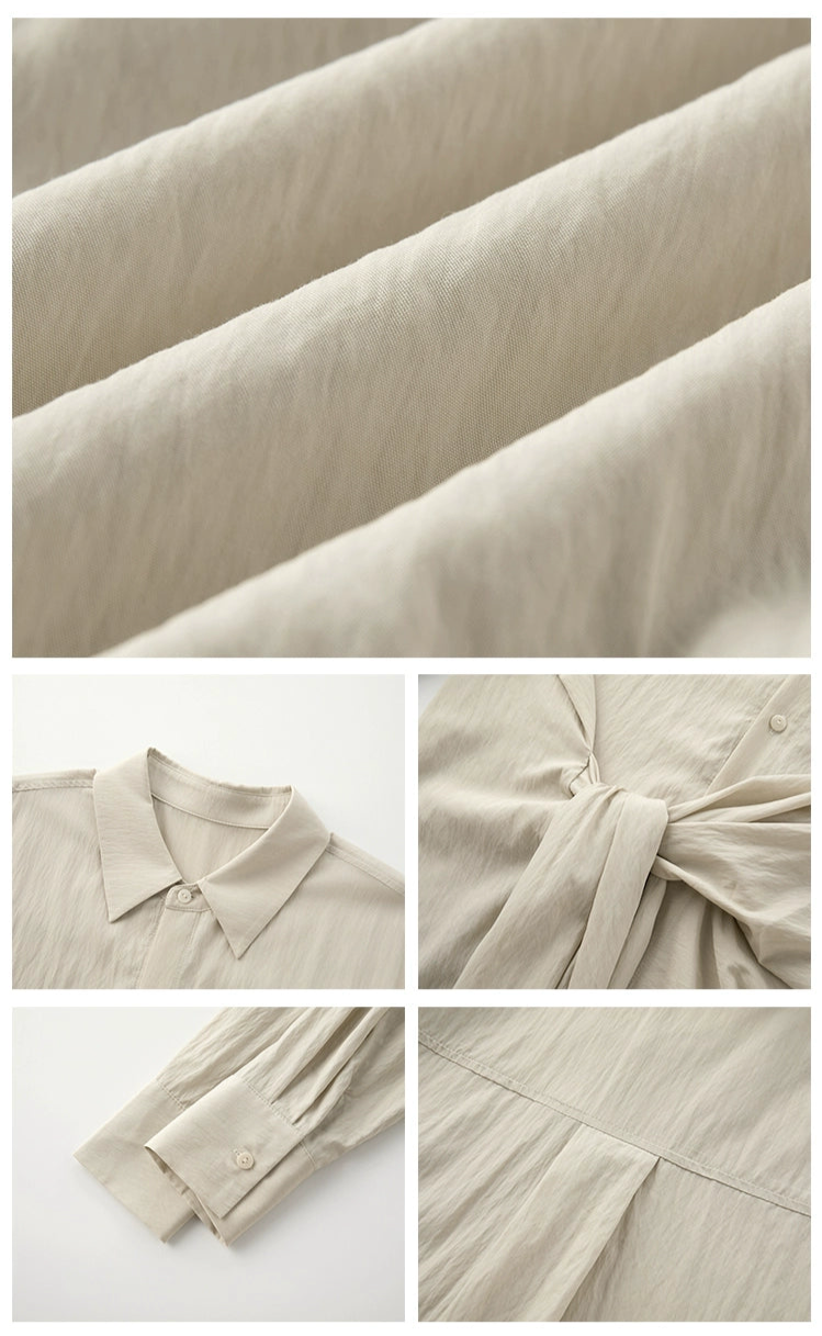 Belted Long Shirt / ベルテッドロングシャツ