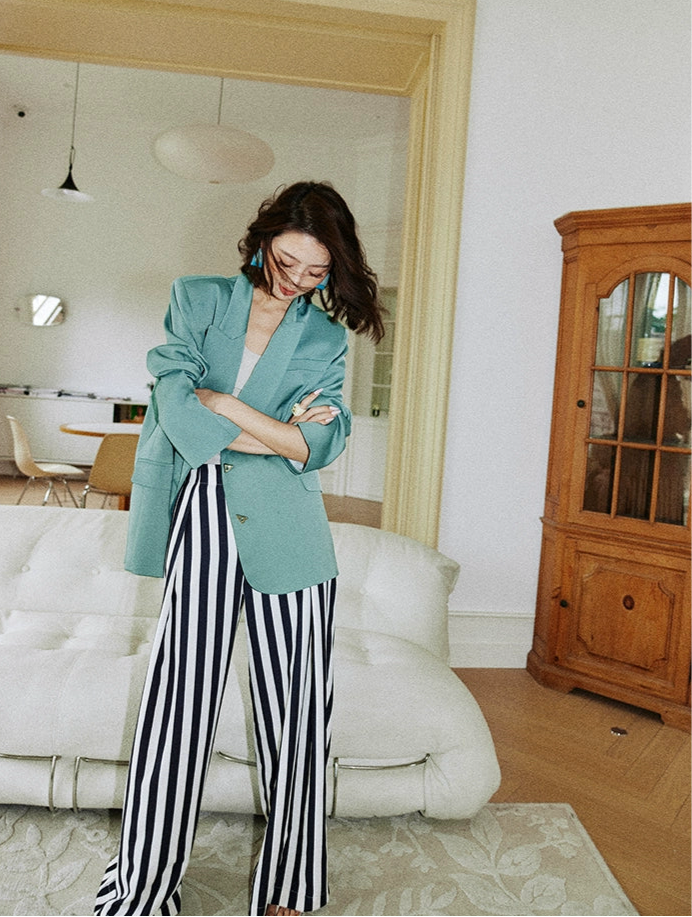 Lake Blue Oversized Blazer /レイクブルーオーバーサイズジャケット