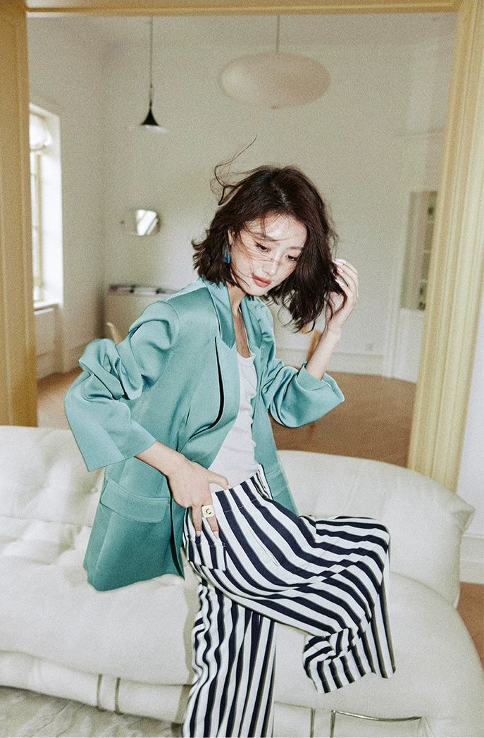 Lake Blue Oversized Blazer /レイクブルーオーバーサイズジャケット