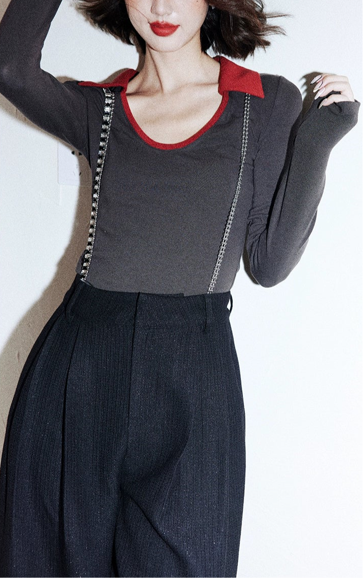 Red Edge Knit / レッドエッジニット