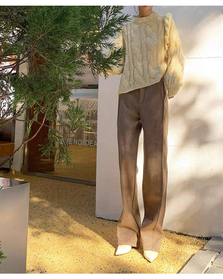 3D Side-Stitch Wool Pants / 3Dサイドステッチ ウールパンツ