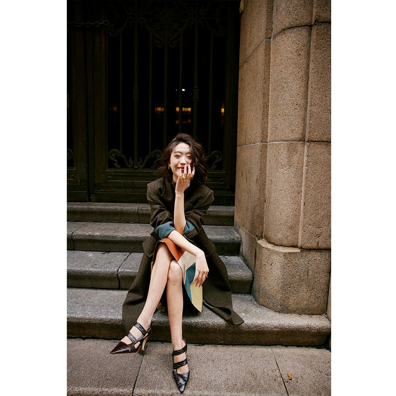 Classic Double-Breasted Wool Overcoat / クラシックダブルブレストウールコート