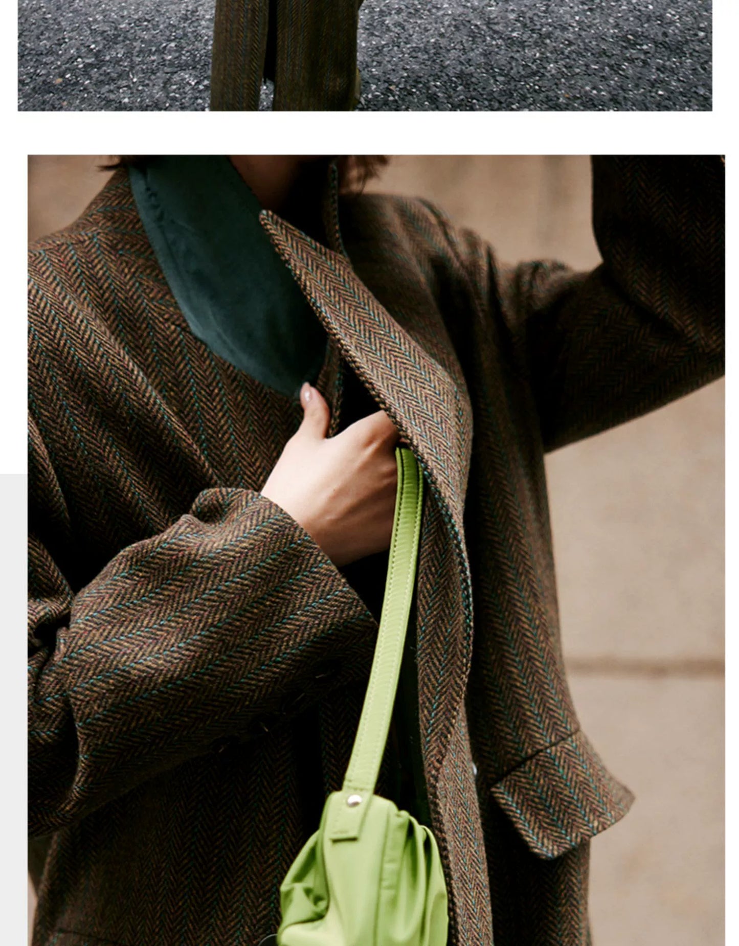 Classic Double-Breasted Wool Overcoat / クラシックダブルブレストウールコート