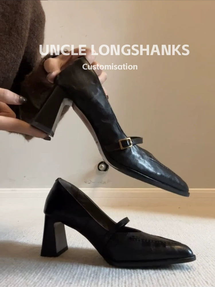 Pointed Toe Mary Jane Pumps / ポインテッドトゥメリージェーンパンプス