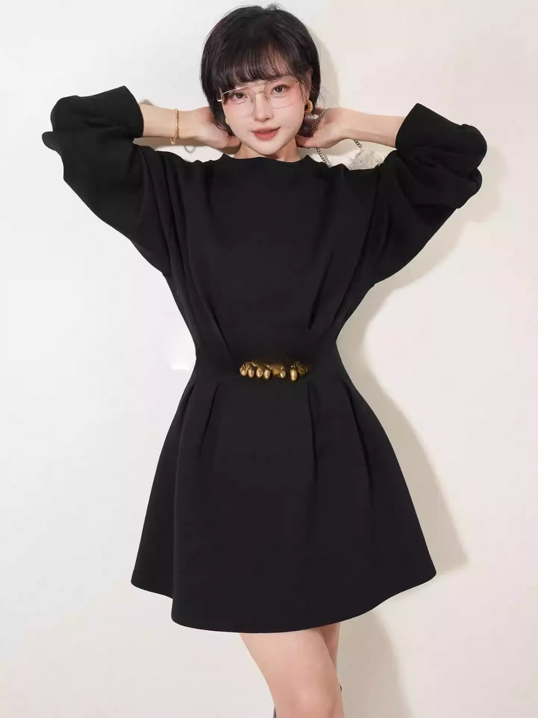 Sweat Flare Dress