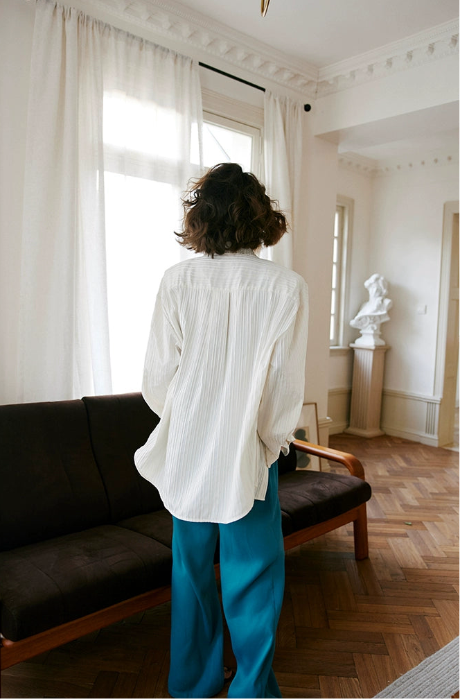 Tail Green Wide Trousers / テールグリーン ワイドトラウザー