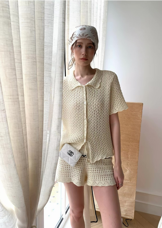 Linen Knit Tops / Pants