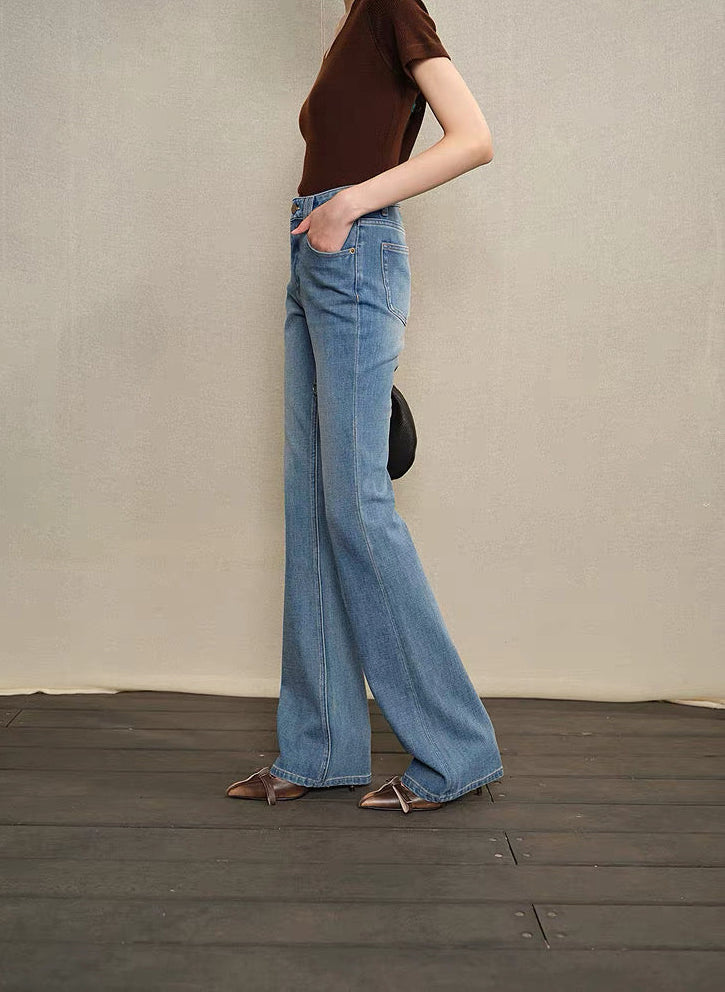 Vintage Blue Straight Denim