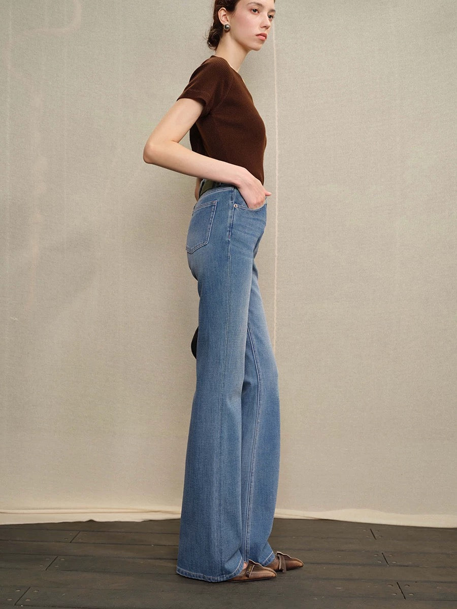Vintage Blue Straight Denim