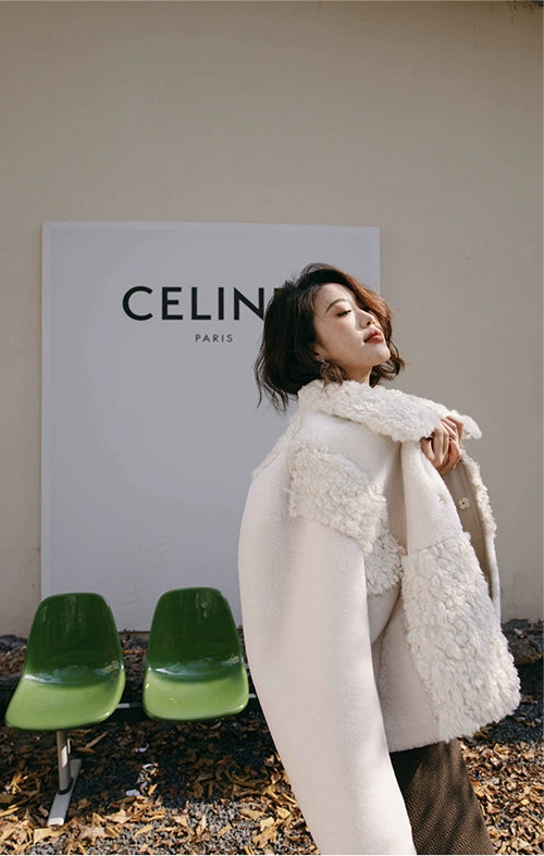 Eco Shearling Faux Fur Jacket / エコシアリングフェイクファージャケット