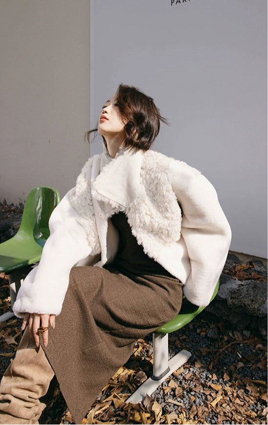 Eco Shearling Faux Fur Jacket / エコシアリングフェイクファージャケット