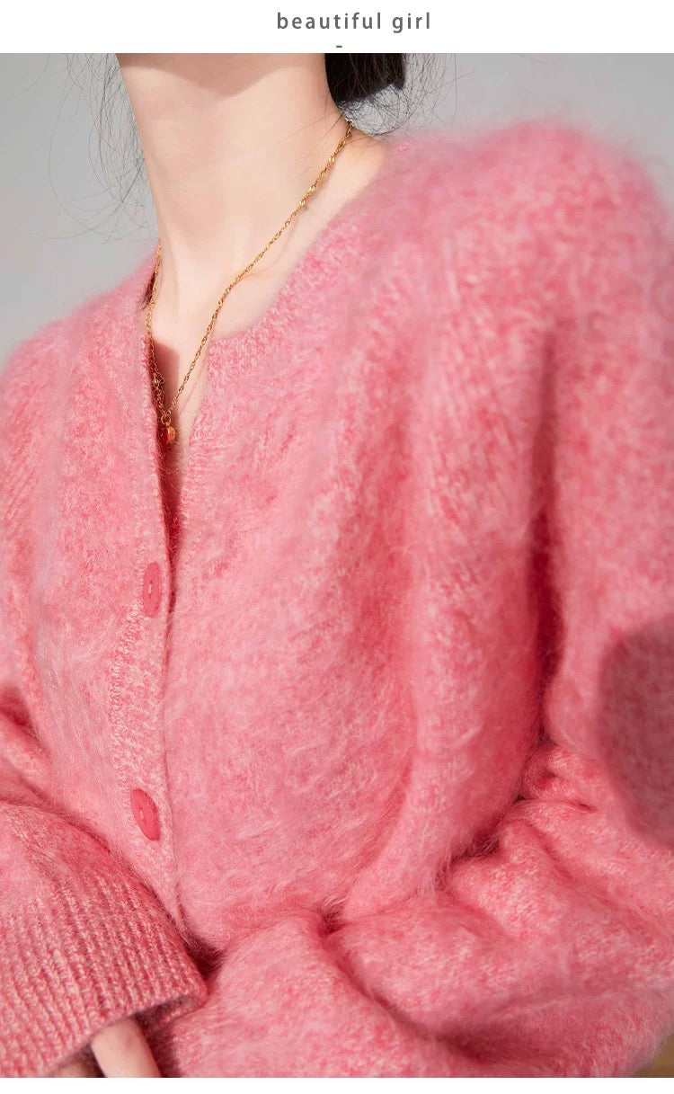 Rosy Fluff Cardigan / ロージーフラッフカーディガン