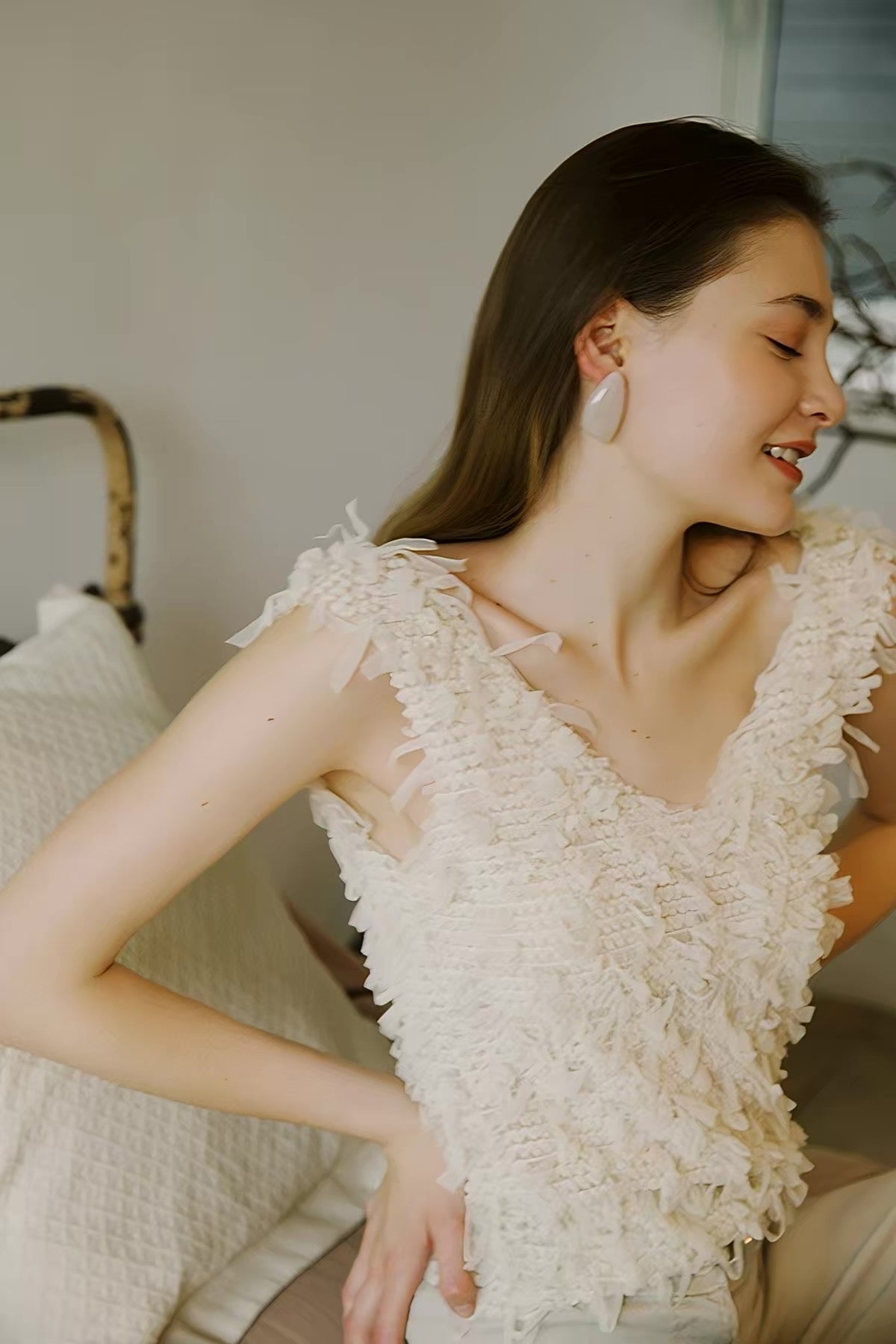 Fringe Texture Top