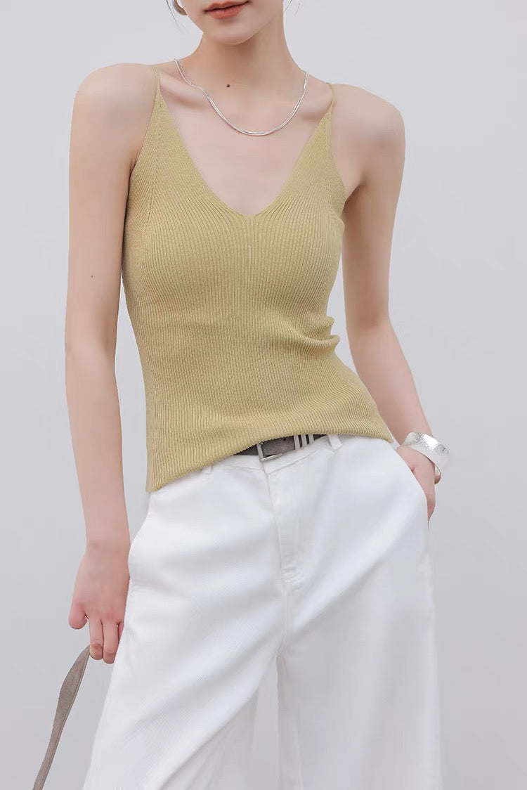 Nuance V-Neck Knit Set