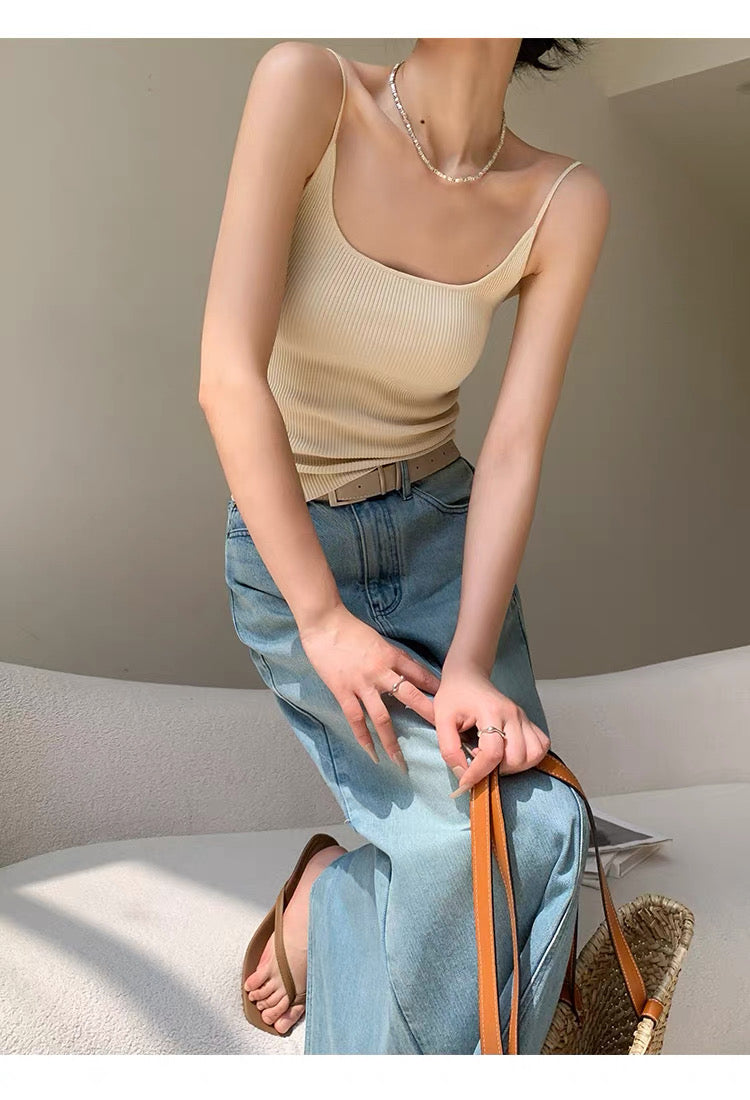 Ribbed Camisole Top