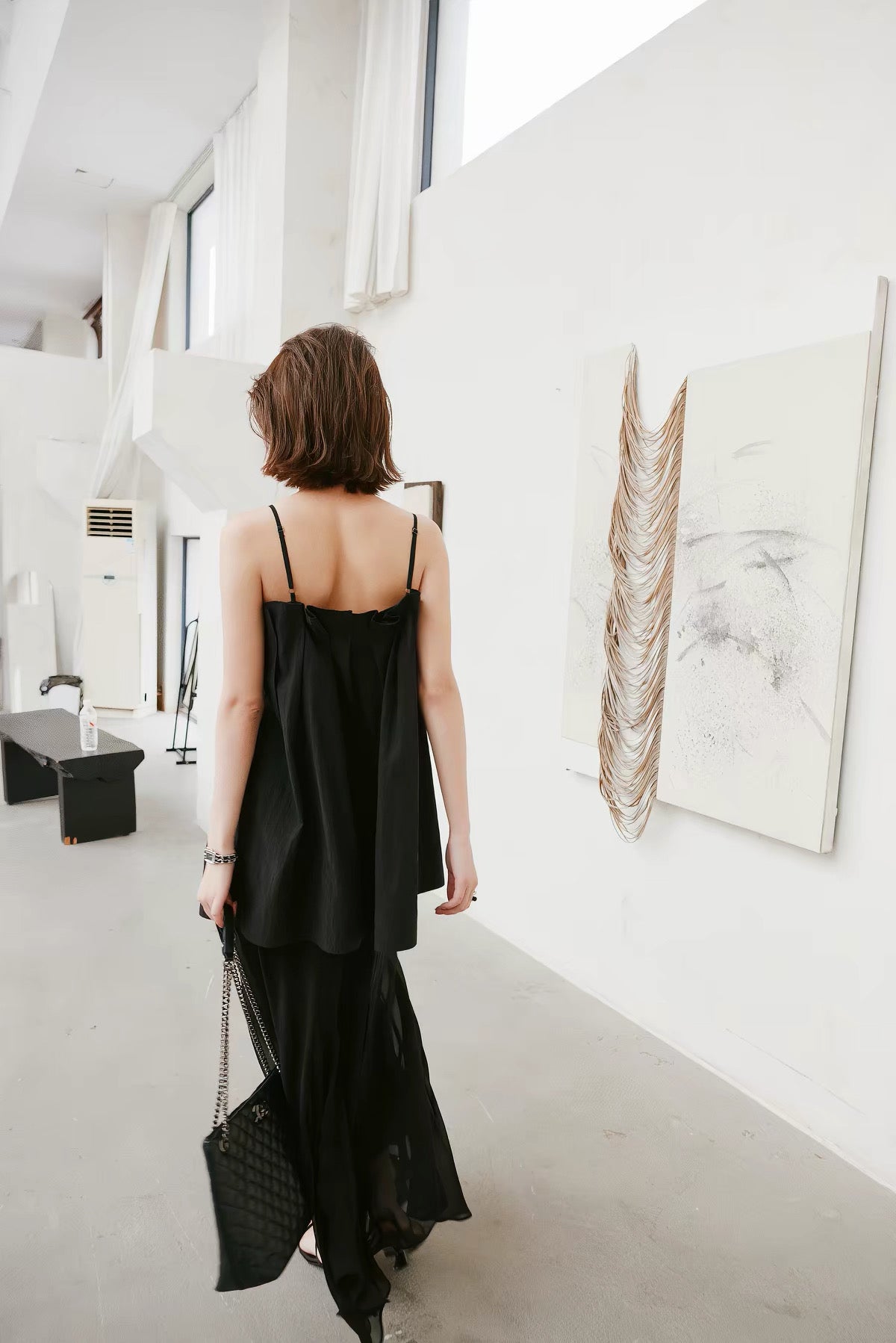 Noir Crystal Cami Tunic