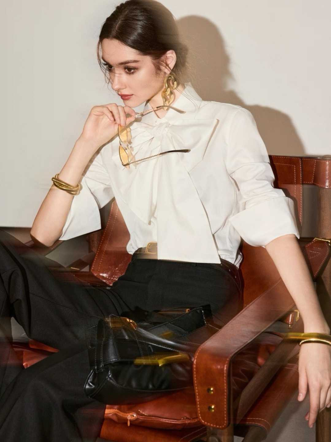 Signature Ribbon Blouse