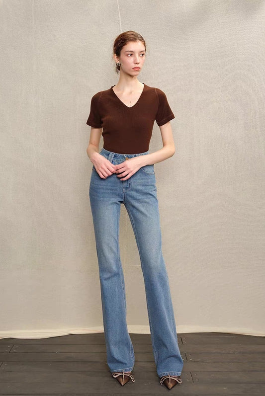 Vintage Blue Straight Denim