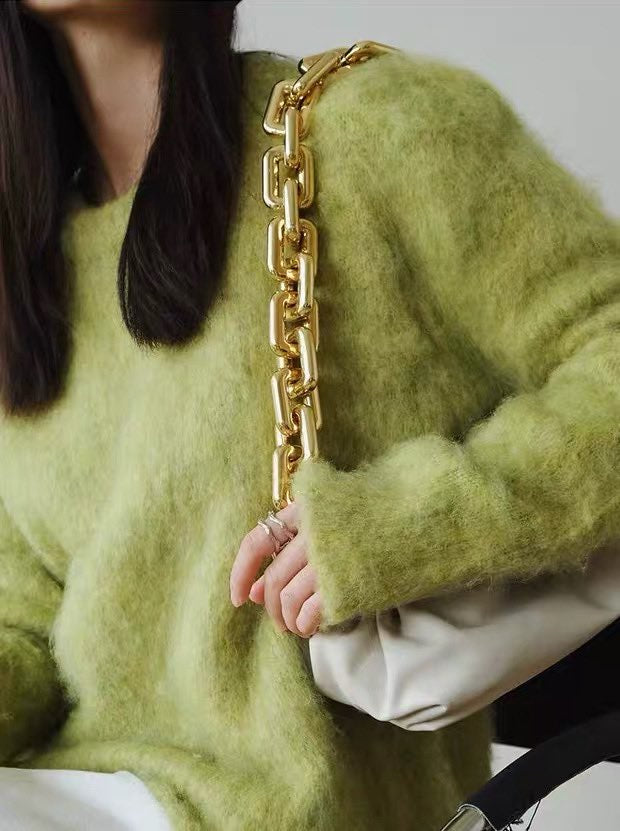 Fuzzy Lime Knit / フラッフィーライム ニット