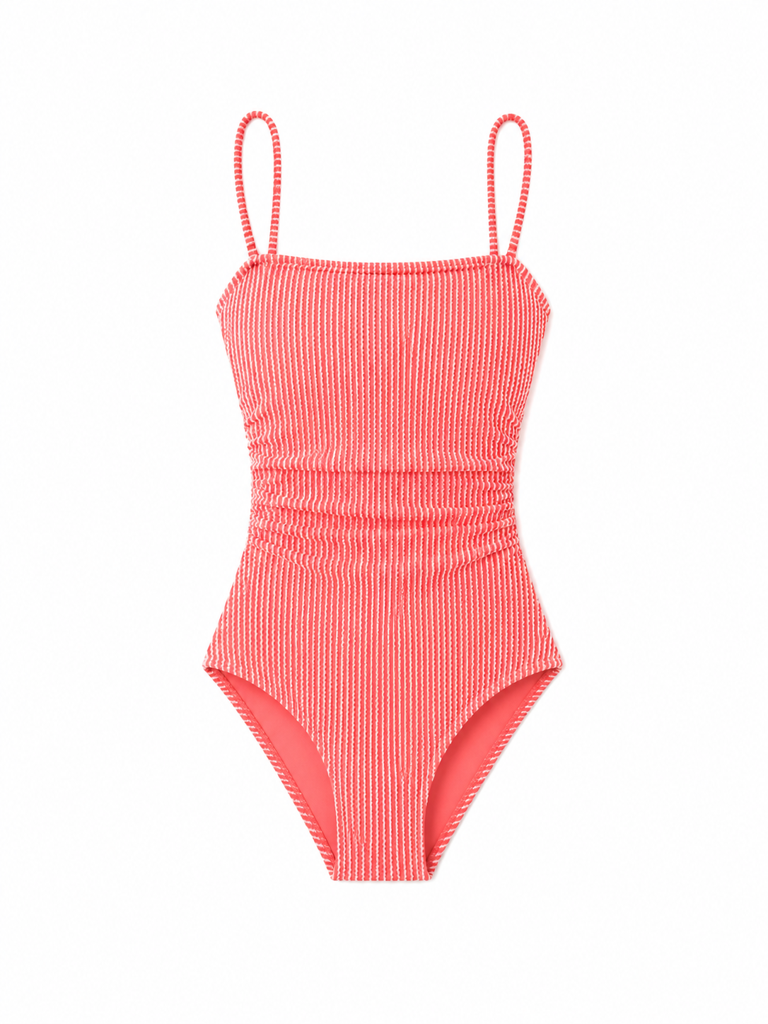 Stripe Texture One Piece Swimwear