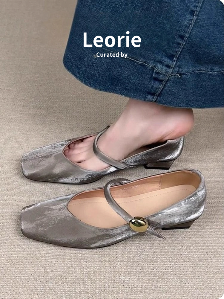 Champagne Mary Jane Pumps / シャンパン メリージェーンパンプス