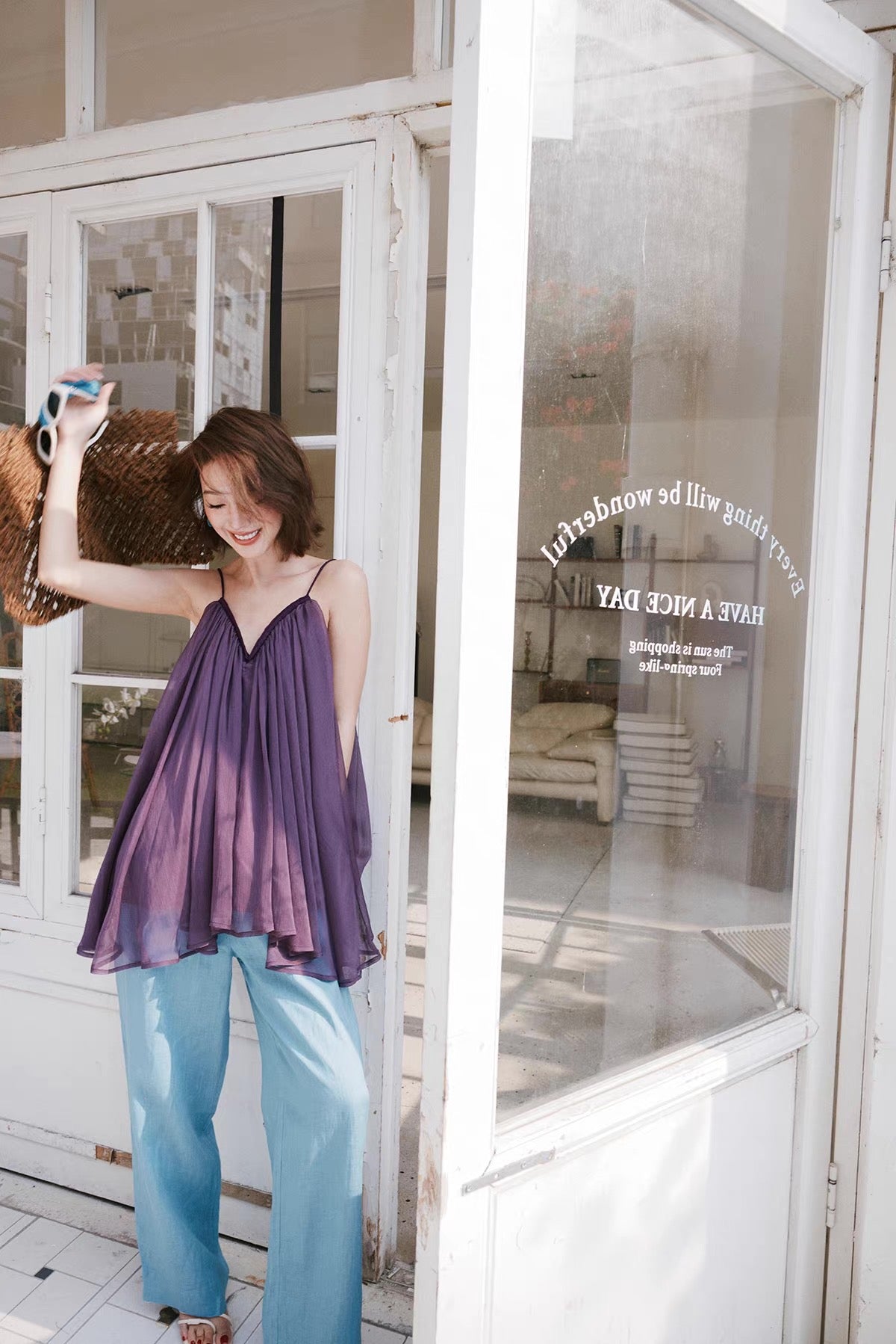 Sheer Flow Cami Tunic