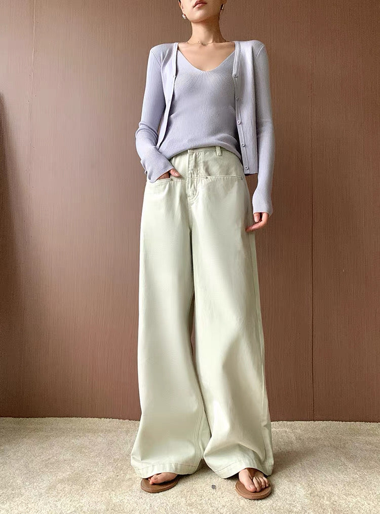 Nuance V-Neck Knit Set
