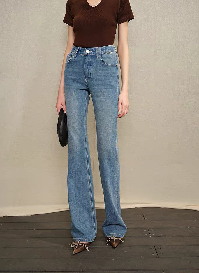 Vintage Blue Straight Denim
