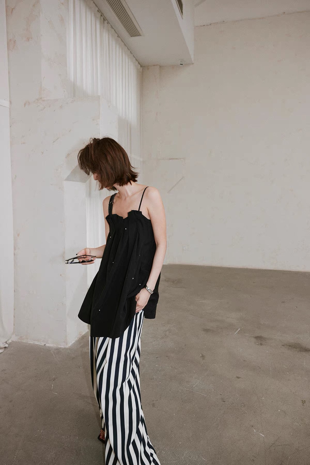 Noir Crystal Cami Tunic
