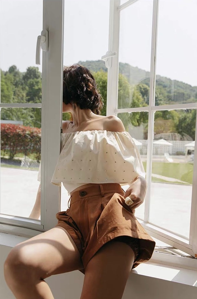 Stone Off Shoulder Top