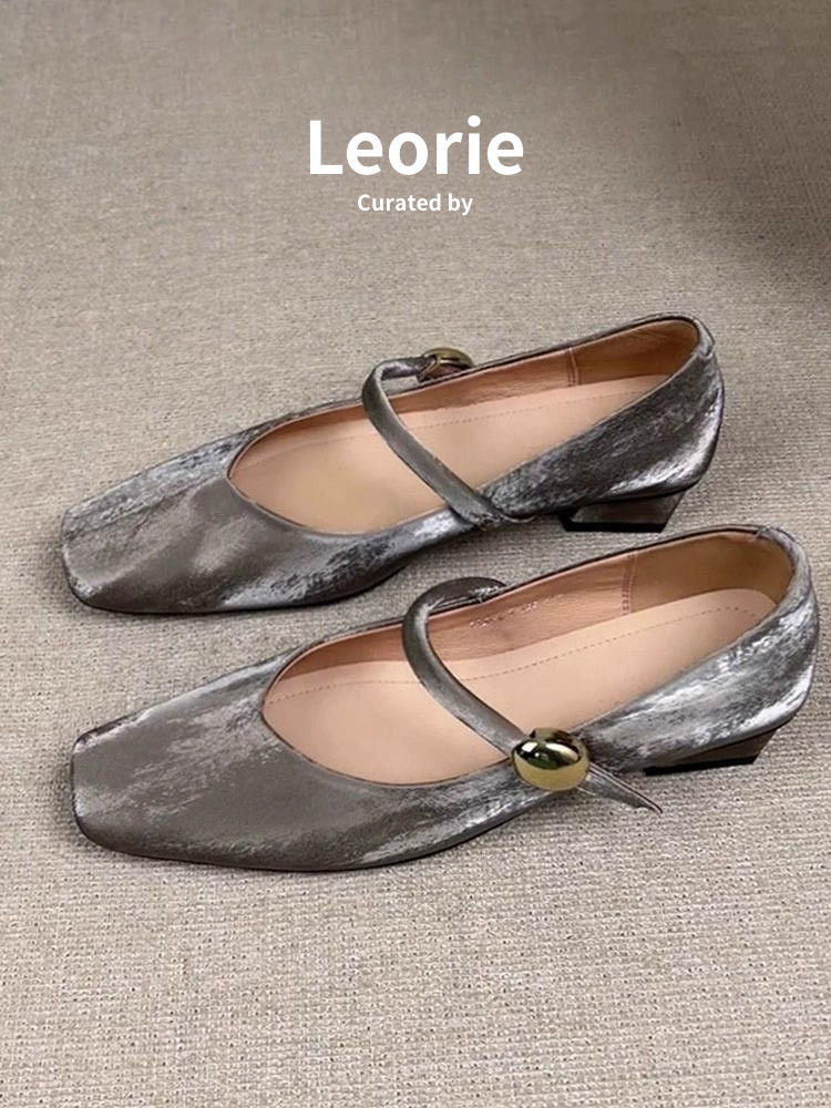 Champagne Mary Jane Pumps / シャンパン メリージェーンパンプス