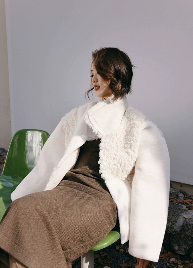 Eco Shearling Faux Fur Jacket / エコシアリングフェイクファージャケット