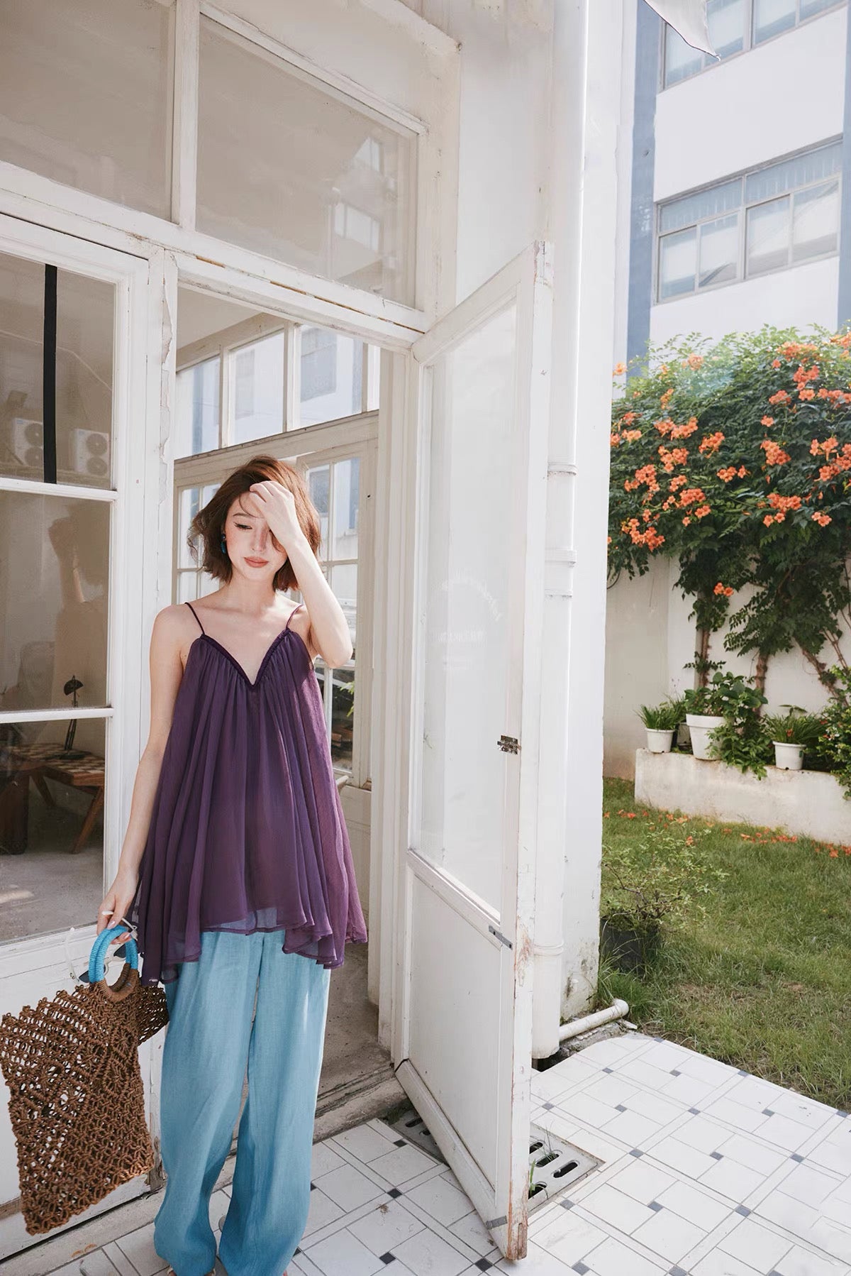 Sheer Flow Cami Tunic