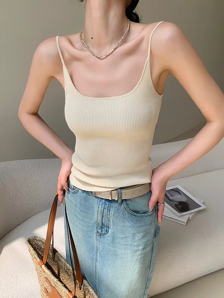 Ribbed Camisole Top