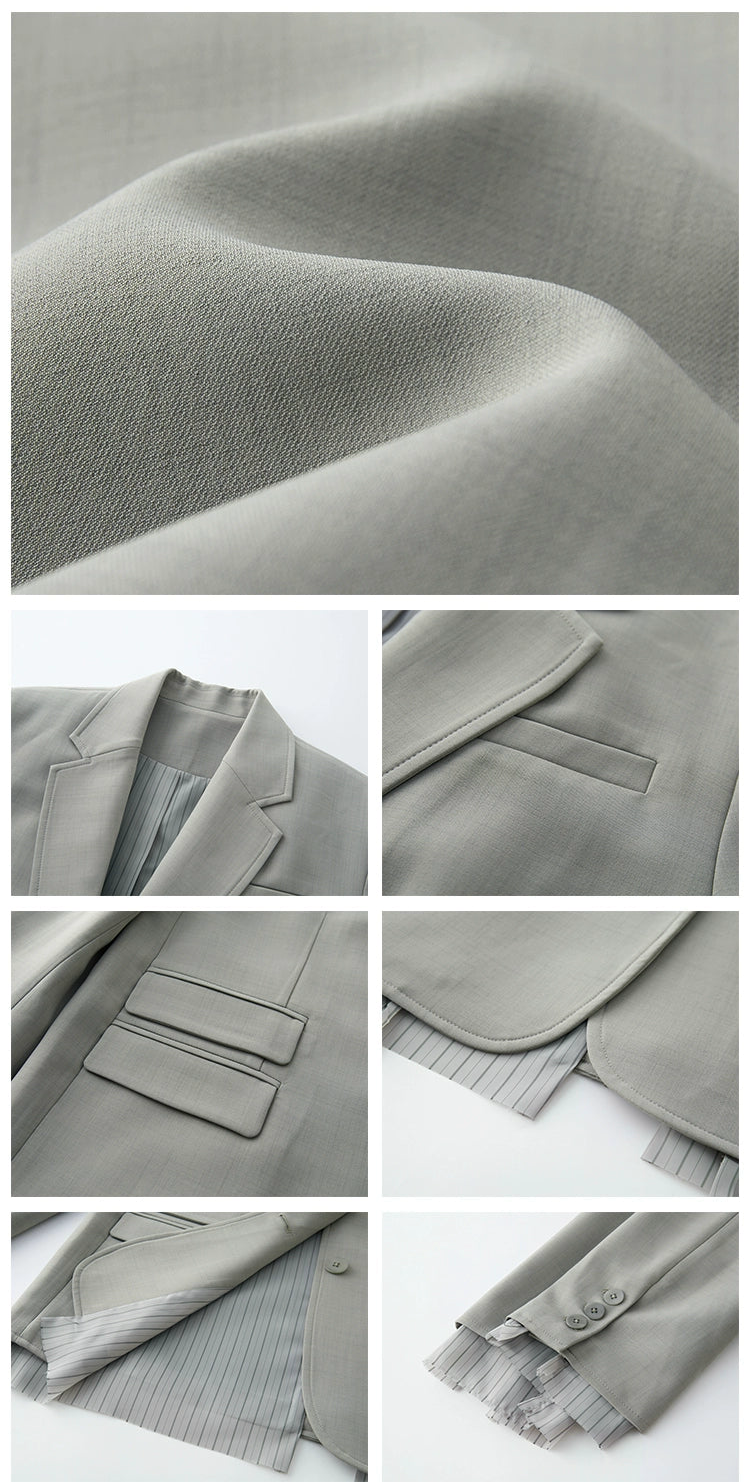 Layered Sleeve Jacket / レイヤードスリーブジャケット