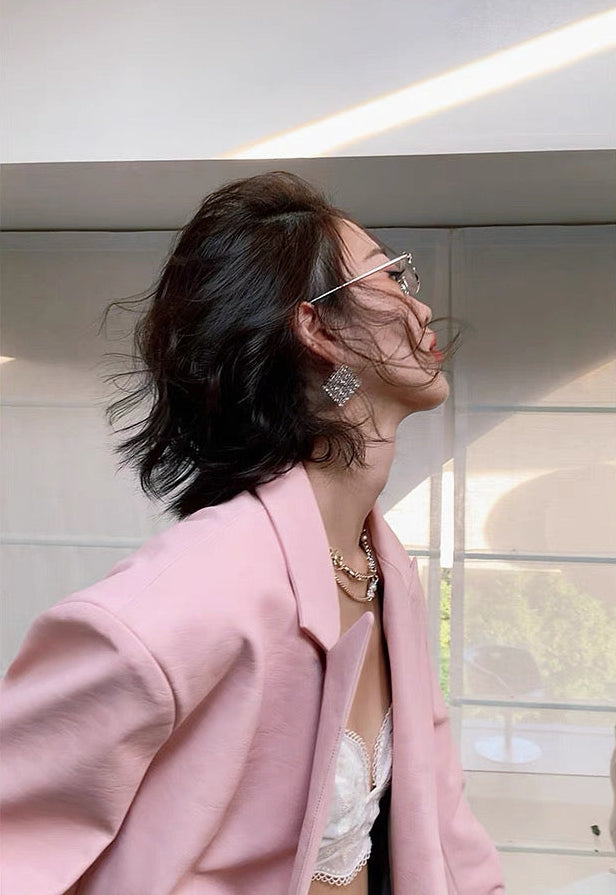 Blush Pink Tailored Jacket