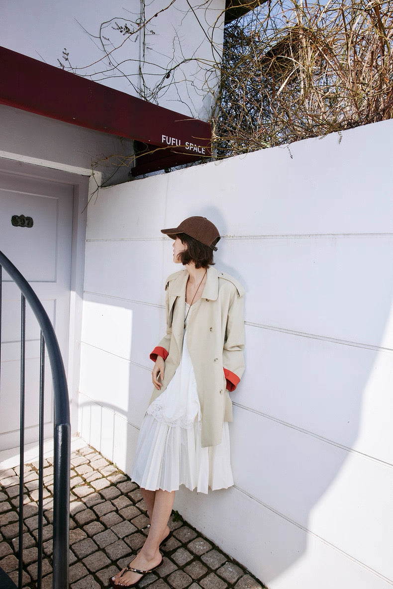 Refined Sleeve Trench Jacket