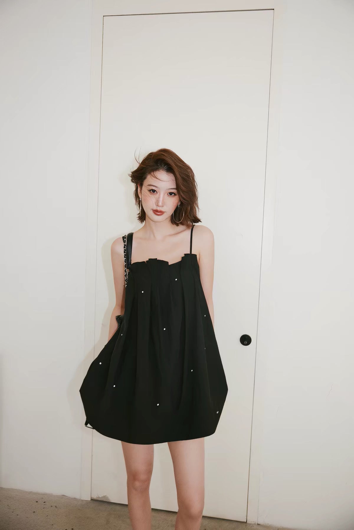 Noir Crystal Cami Tunic