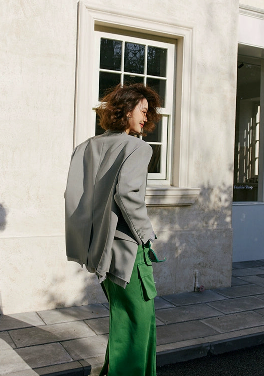 Layered Sleeve Jacket / レイヤードスリーブジャケット