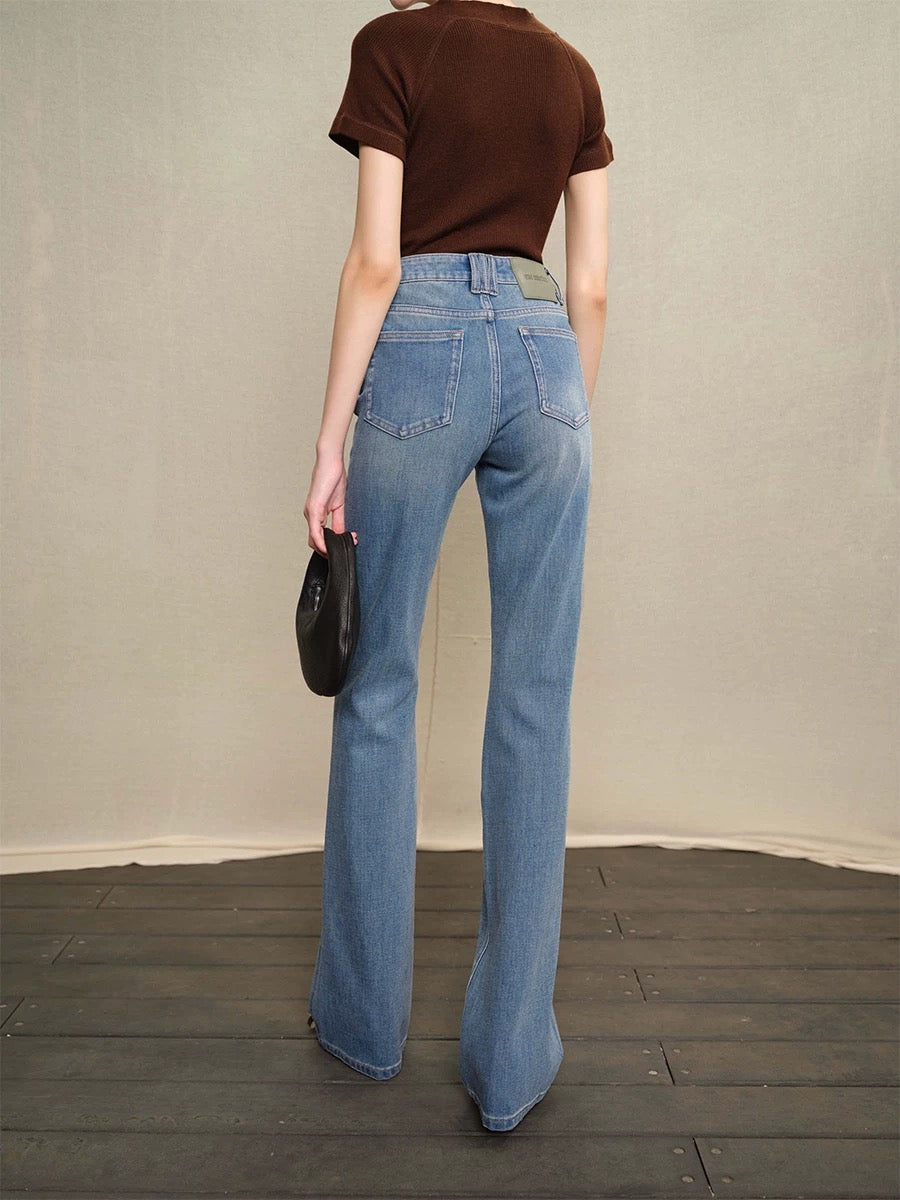 Vintage Blue Straight Denim