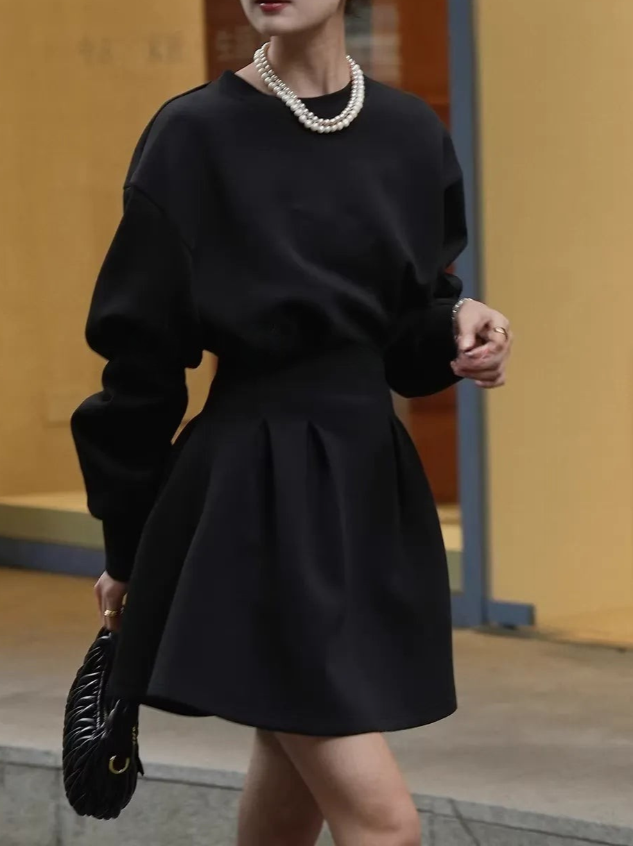 Sweat Flare Dress