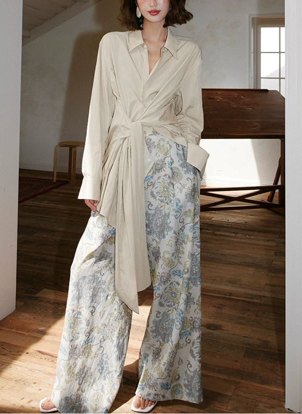 Belted Long Shirt / ベルテッドロングシャツ