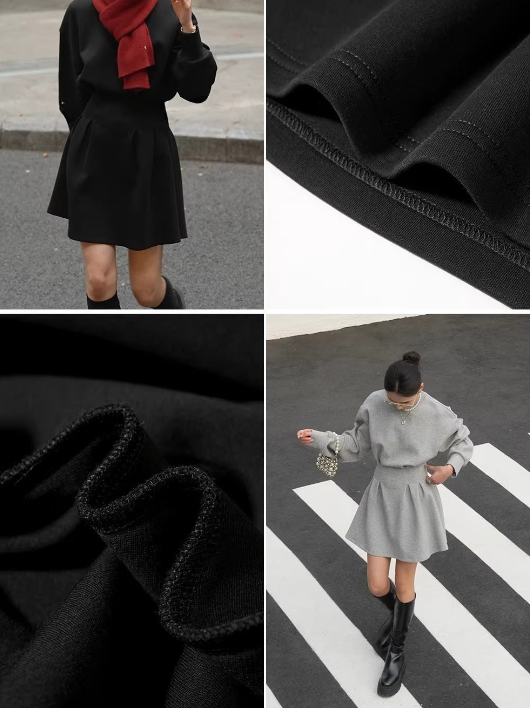 Sweat Flare Dress