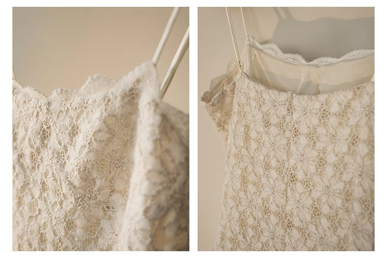 Lace Silhouette Camisole Dress