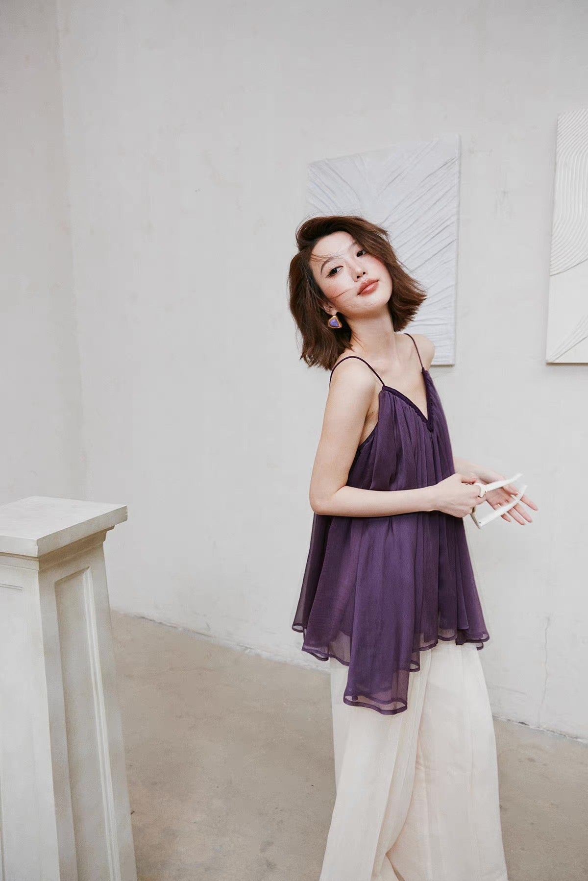 Sheer Flow Cami Tunic