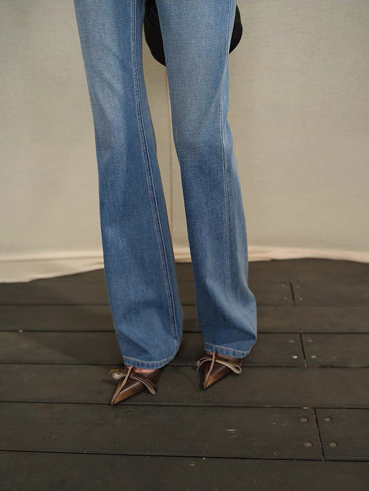 Vintage Blue Straight Denim