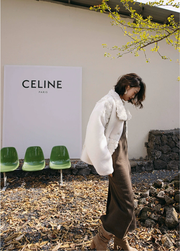 Eco Shearling Faux Fur Jacket / エコシアリングフェイクファージャケット